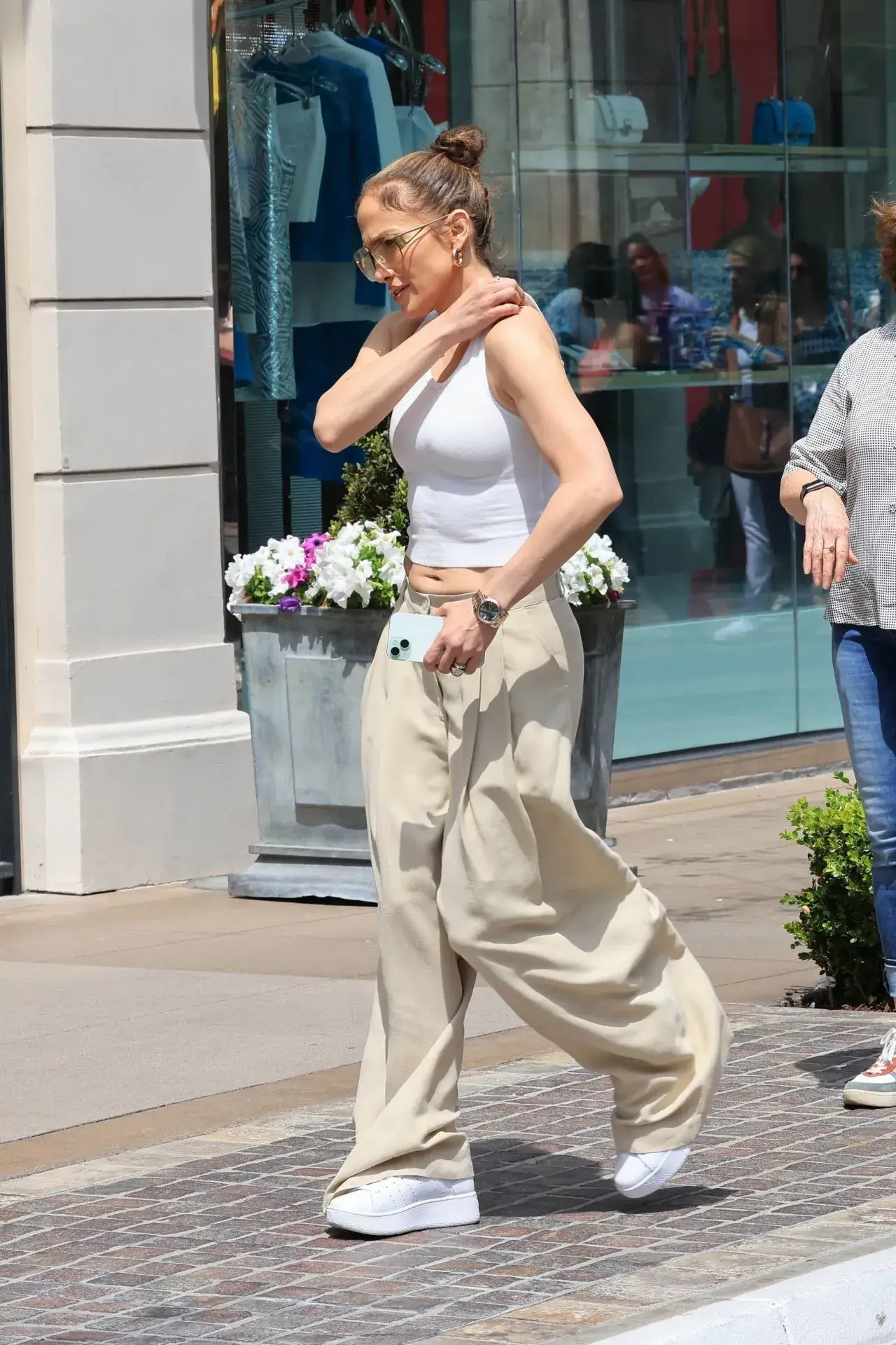 Jennifer Lopez Shopping Stills at The Grove in West Hollywood